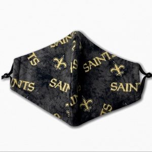 New Orleans Saints Face Mask W/ Adjustable Straps